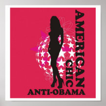 MODA AMERICANA DEL POSTER - OBAMA ANTI