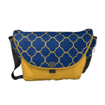 Moda del amarillo de los azules marinos del modelo bolsas messenger