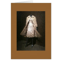 Moda en el museo - Capa-Vestido Tarjeton