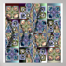 "Modela" el poster abstracto del diseño