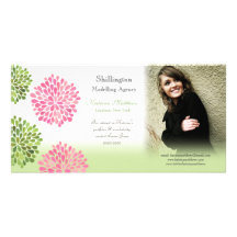 Modelado de la tarjeta promocional de la foto mode tarjetas fotograficas personalizadas
