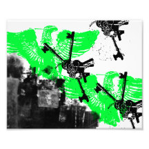 Modelo 167 del Grunge Impresión Fotográfica