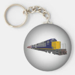 modelo 3D: Tren de carga: Ferrocarril: Llavero