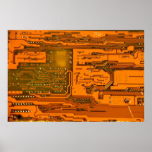 Modelo 5 de la placa de circuito poster