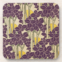 Modelo #5 de Nouveau del arte Posavasos