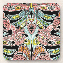 Modelo #9 de Nouveau del arte Posavasos