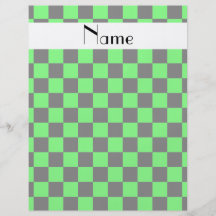 Modelo a cuadros en el neón green.png tarjetas publicitarias