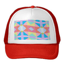 modelo a cuadros ondulado gorro de camionero