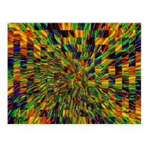 Modelo abstracto fresco lindo "remolino del arco i tarjetas postales