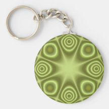 Modelo abstracto verde claro llavero personalizado