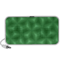 Modelo abstracto verde notebook altavoces