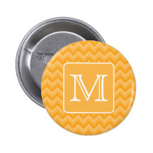 Modelo amarillo ambarino de Chevron. Monograma de  Pins