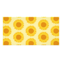 Modelo amarillo del girasol tarjetas con fotos personalizadas