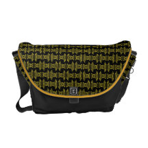 modelo amarillo negro del tiki bolsas messenger