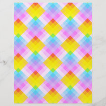 Modelo amarillo, rosado y de la aguamarina flyer personalizado
