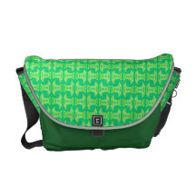 modelo amarillo verde del tiki bolsa de mensajeria 