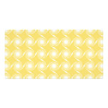 Modelo amarillo y blanco soleado del remolino tarjetas con fotos personalizadas