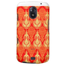 Modelo anaranjado de Paisley Galaxy Nexus Fundas