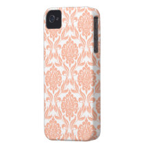 Modelo anaranjado del damasco Case-Mate iPhone 4 cárcasa