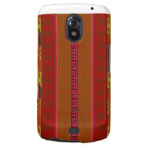 Modelo andino de la MOD - verde anaranjado rosado  Samsung Galaxy Nexus Funda