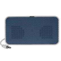 Modelo azul altavoz de viajar