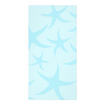 Modelo azul claro de las estrellas de mar tarjetas fotograficas 