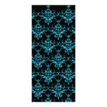 Modelo azul claro negro del damasco del brillo lonas personalizadas