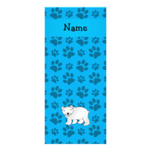 Modelo azul conocido personalizado de la pata del  tarjetas publicitarias personalizadas