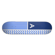 Modelo azul de Chevron Tablas De Skate