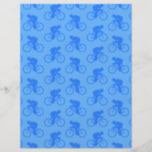 Modelo azul de la bici flyer a todo color