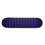modelo azul del caleidoscopio patines personalizados
