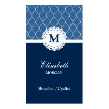 Modelo azul elegante del cordón del Bicyclist/del  Tarjeta Personal