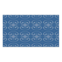 Modelo azul marino elegante de los remolinos plantillas de tarjetas personales