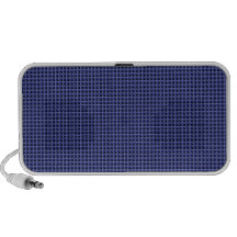 Modelo azul minúsculo de los cuadrados notebook altavoz
