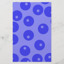 Modelo azul retro. Diseño de los círculos Tarjetones