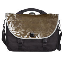Modelo blanco elegante descolorado del damasco del bolsas para ordenador