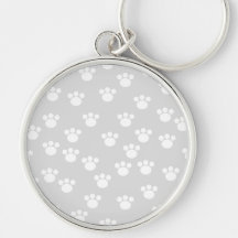 Modelo blanco y gris claro de la impresión de la p llaveros personalizados