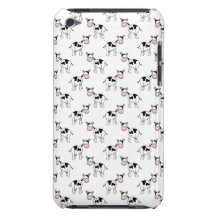 Modelo blanco y negro de la vaca Case-Mate iPod touch protector