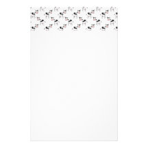 Modelo blanco y negro de la vaca papelería