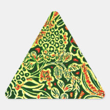 Modelo brillante de neón hermoso del diseño floral calcomania trianguladas personalizadas