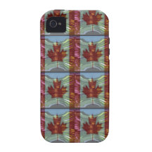 Modelo CANADIENSE ORGULLOSO de la HOJA DE ARCE iPhone 4/4S Fundas