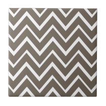 Modelo caprichoso gris del galón del zigzag de Bro azulejos