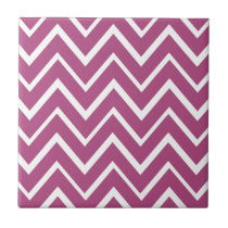 Modelo caprichoso púrpura del galón del zigzag del azulejos