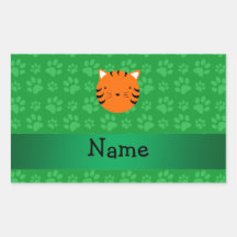 Modelo conocido personalizado de la pata del verde pegatina