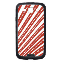 Modelo de barras y estrellas rojo y blanco patriót samsung galaxy s3 fundas