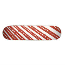 Modelo de barras y estrellas rojo y blanco patriót patines personalizados