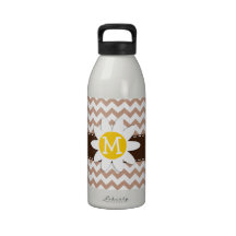 Modelo de Brown Chevron; Margarita Botellas De Beber