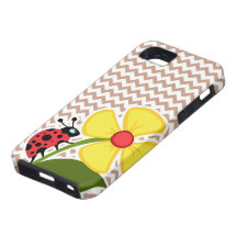 Modelo de Brown Chevron; Mariquita iPhone 5 Coberturas