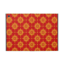 Modelo de estrella amarillo y rojo iPad mini protector