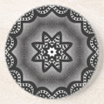 Modelo de estrella gris, práctico de costa de la b posavasos manualidades